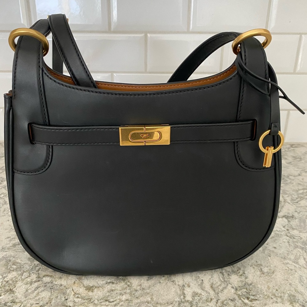 Tory Burch Lee Radziwill Small Saddle Crossbody Bag